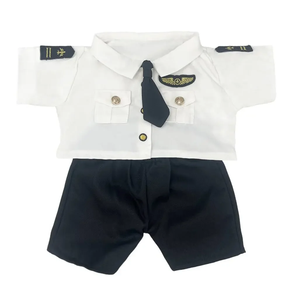 Large Bartholomew Bear clothes outfits - Captain Pilot Uniform